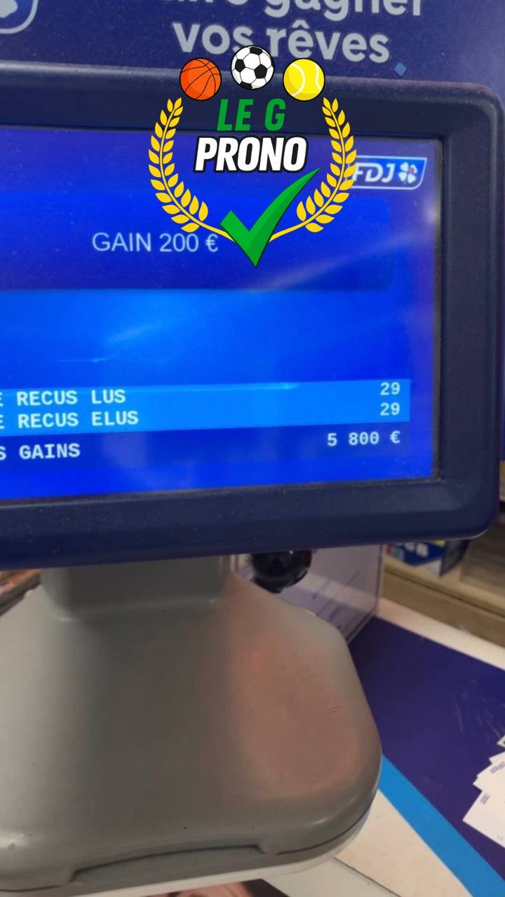 Ticket gagnant 2